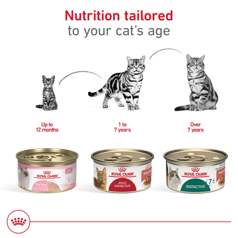 Royal Canin Feline Health Nutrition Adult Instinctive Adult Thin Slices in Gravy Cat Food, 3 oz (Pack of 12) - Image 5